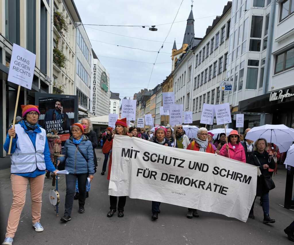 OMAS GEGEN RECHTS Trier Demo 12.10.2024