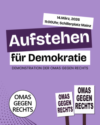 Aufstehen für Demokratie